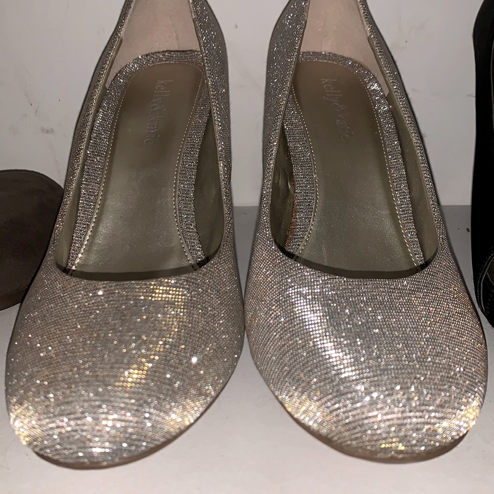 Silver heels